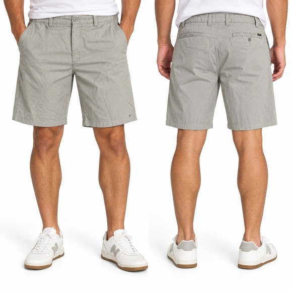 O'Neill Other - O'Neill Hybrid Shorts Mens 40 Grey Textured Flat Front Casual Surf Skate